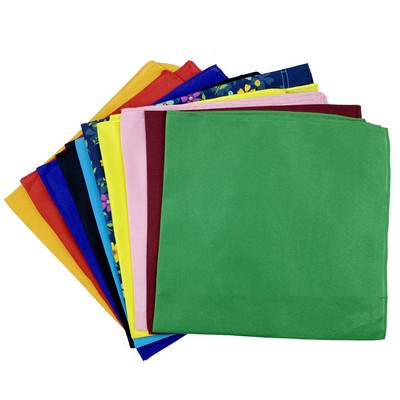Full Color 22" Sublimation Square Bandanas