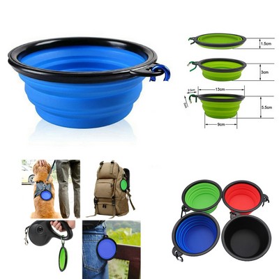 12 oz Silicone Collapsible Dog Bowl