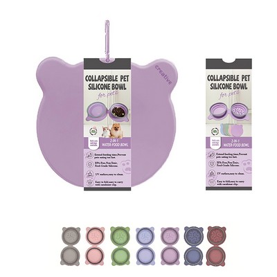 Collapsible Silicone Pet Bowl