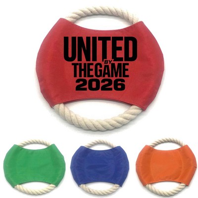 Round Pet Rope Flyer Toy